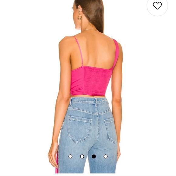 Free People Mila Top in Festival Fuschia - Picture 3 of 9